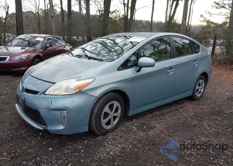 2012 Toyota Prius Two from USA, damaged, VIN JTDKN3DU8C1564776